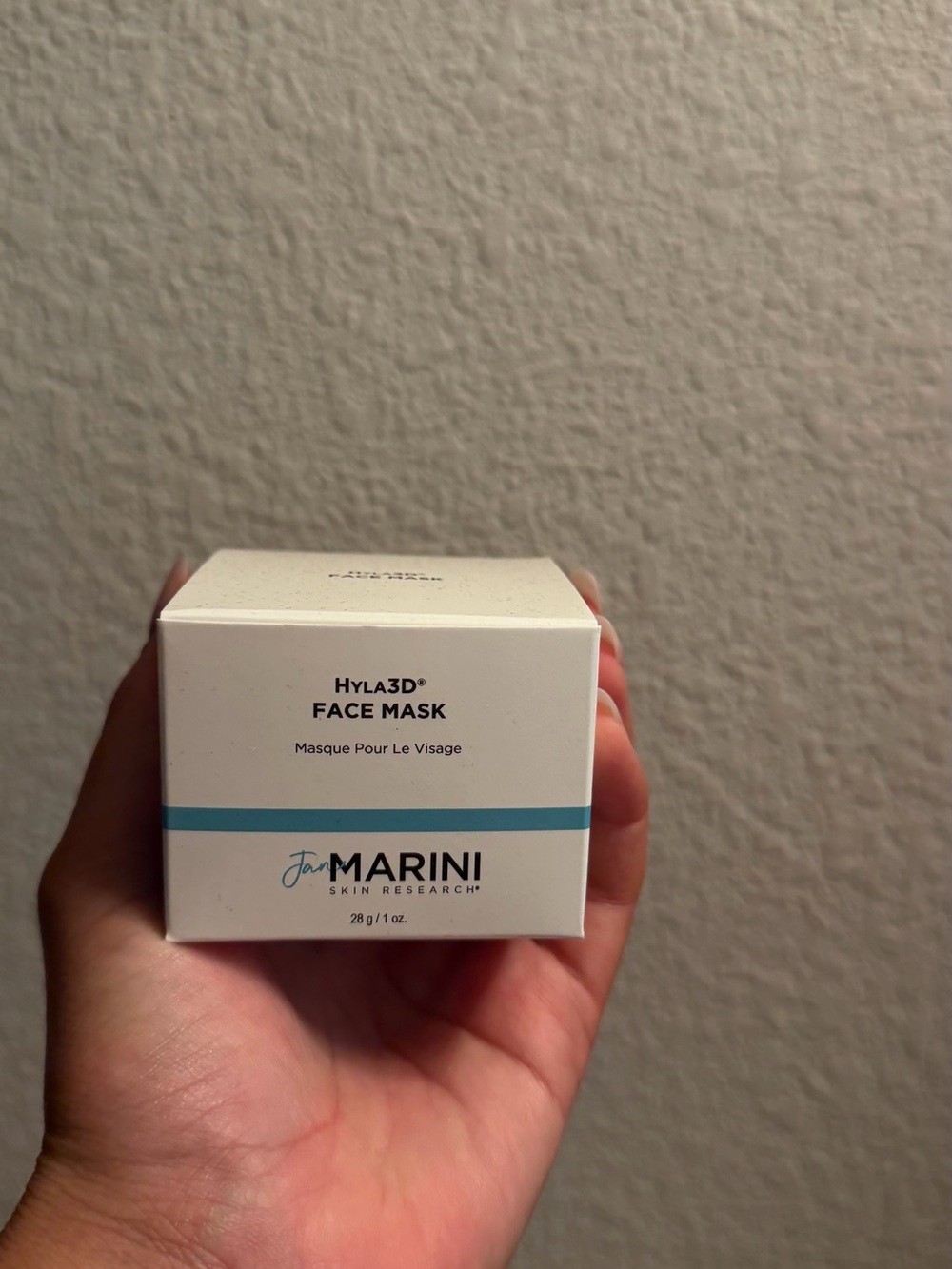 Jan Marini Hyla3D Face Mask — White with Blue Accent